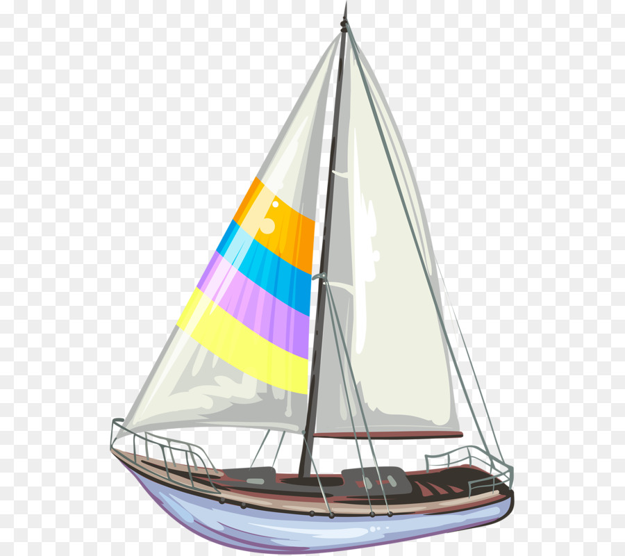 Voilier Coloré，Bateau PNG