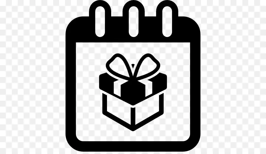 Coffret Cadeau Sur Calendrier，Cadeau PNG