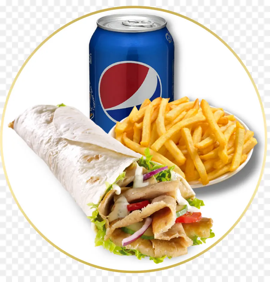 Repas Kebab，Frites PNG