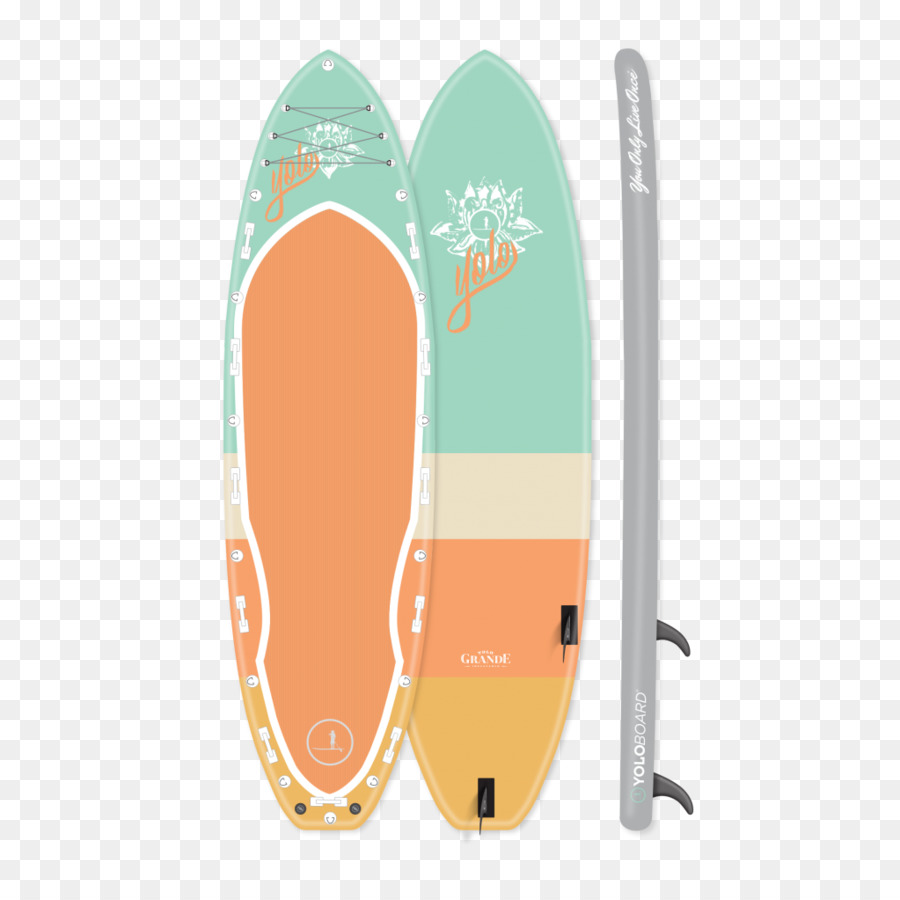Planche De Surf，Orange PNG