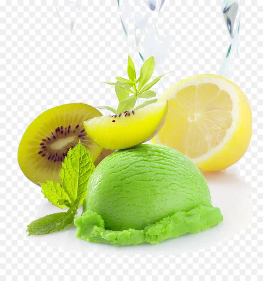 Crème Glacée，La Glace Au Thé Vert PNG