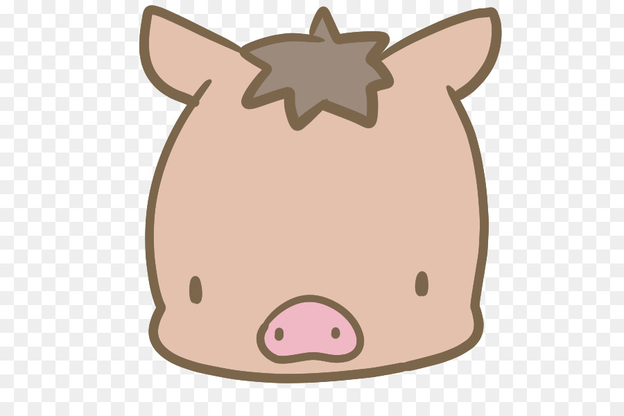 Visage De Cochon，Animal PNG