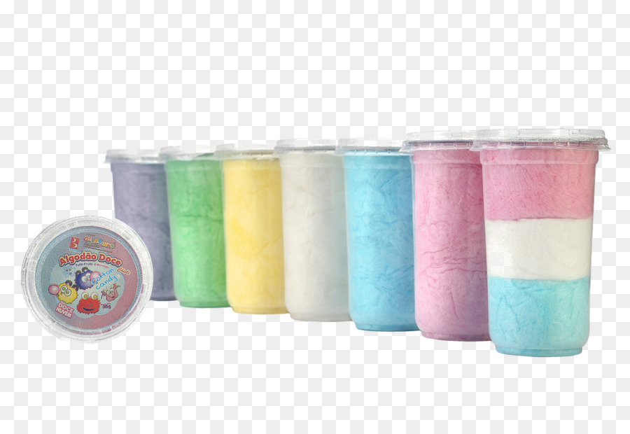 Barbe à Papa Colorée，Doux PNG