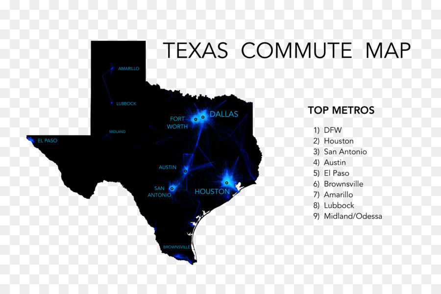 Texas，Carte PNG