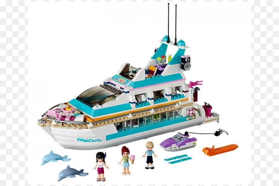 Amazoncom，Lego 41015 Amis Des Dauphins Cruiser PNG