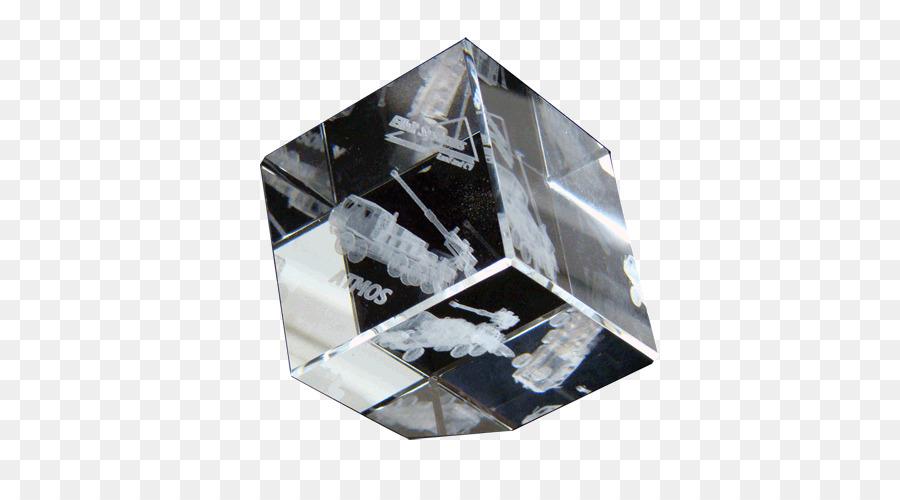 Cube De Cristal，Gravé PNG