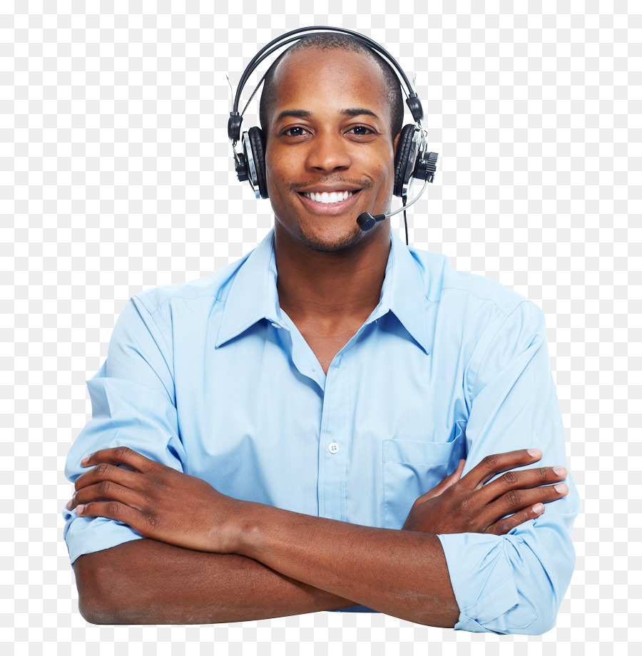 Homme Avec Casque，Chemise Bleue PNG