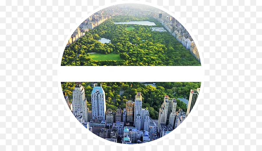 Vue Aérienne De Central Park，New York PNG