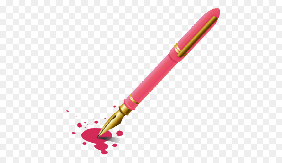 Stylo à Bille，Rose M PNG