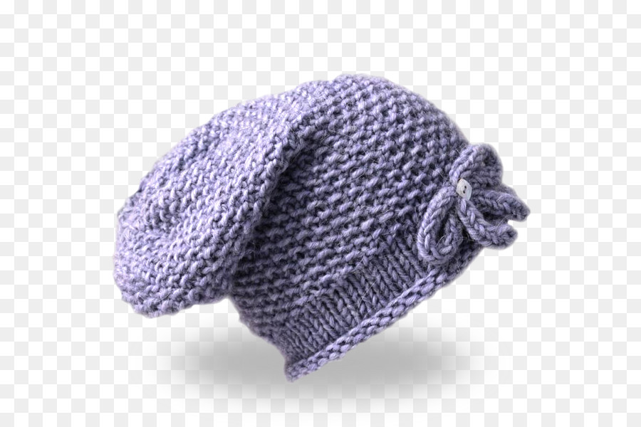 Bonnet Violet，Tricoté PNG