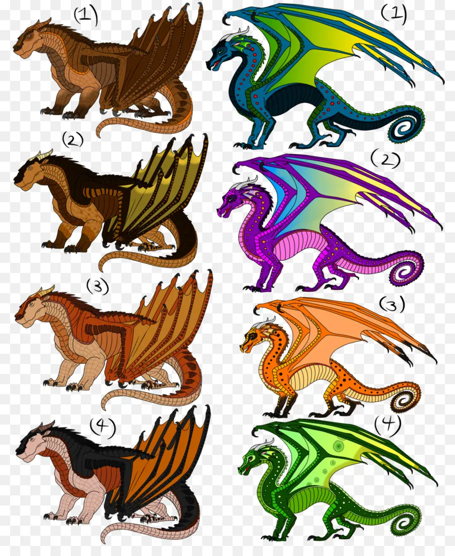 Dragons，Ailes PNG