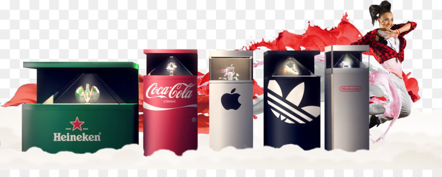 Coca Cola，Affichage Holographique PNG