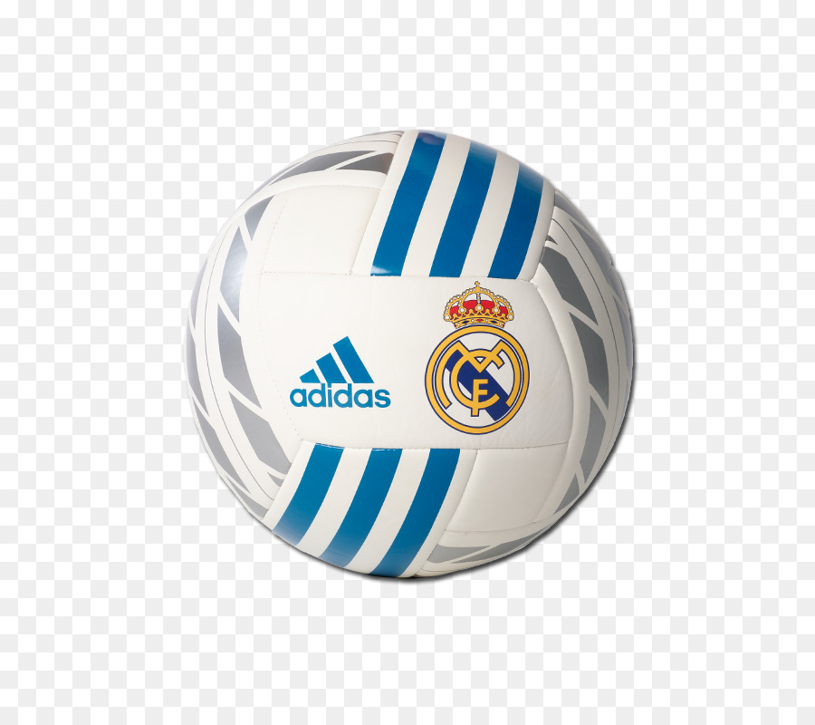 Ballon De Football Blanc Et Bleu，Réal Madrid PNG