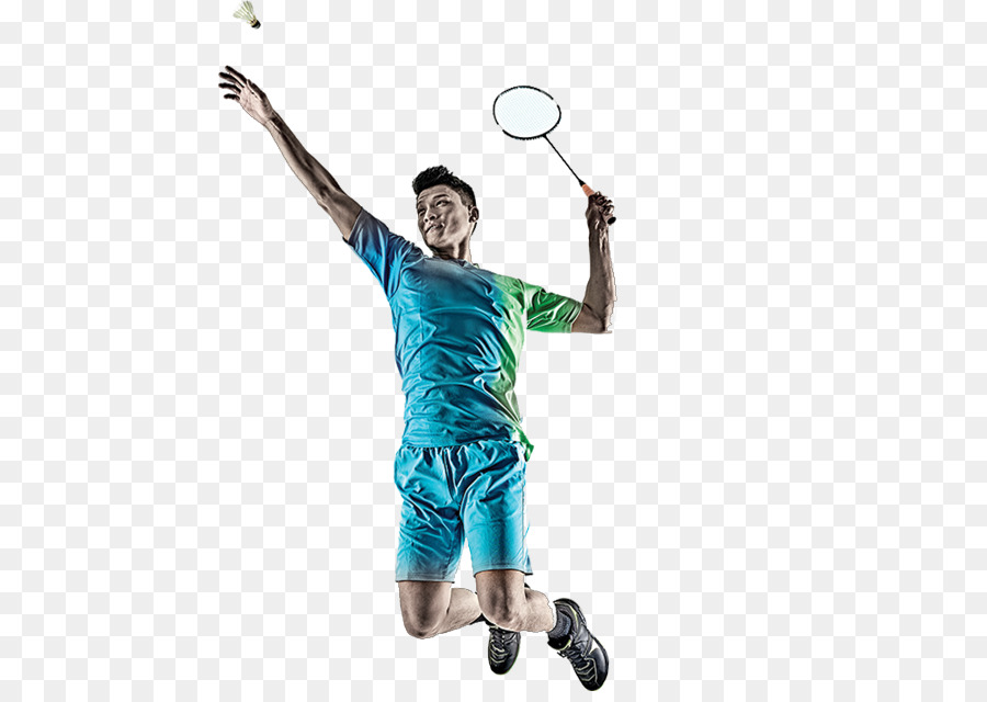 Joueur De Badminton，Raquette PNG