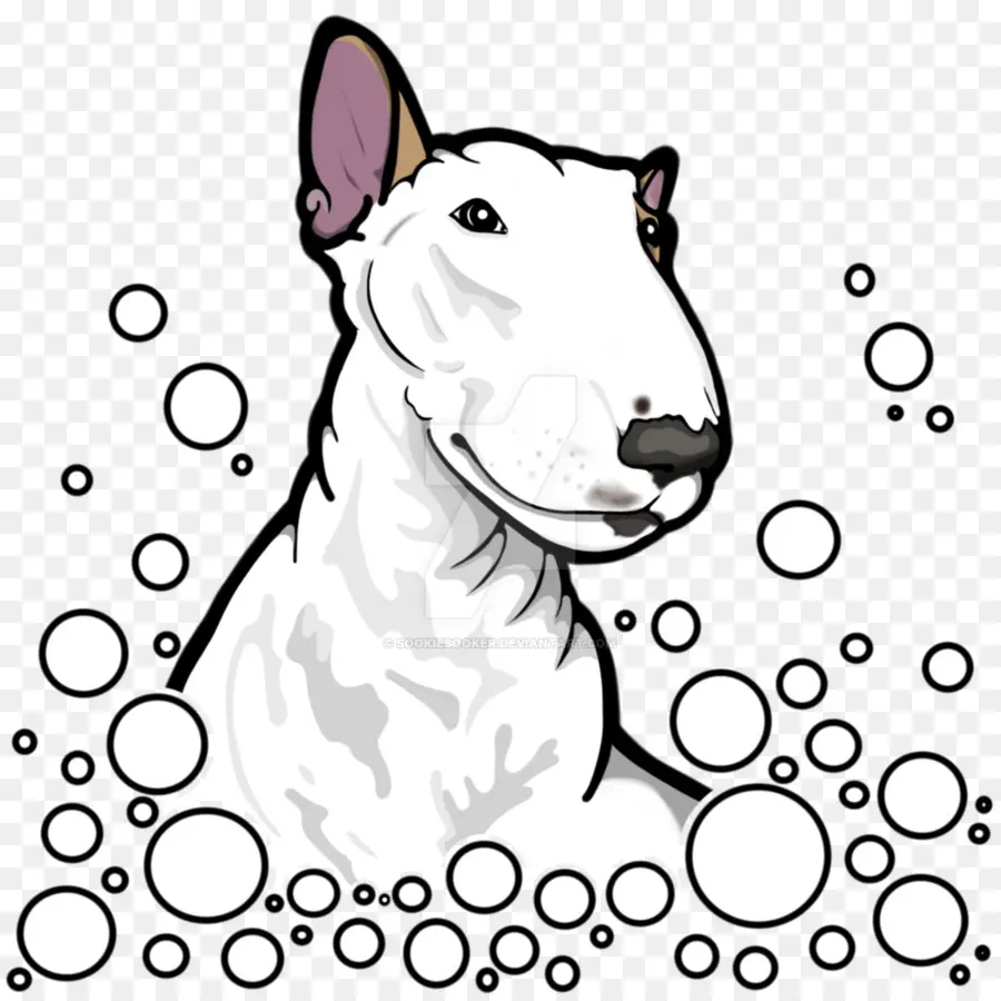 Bull Terrier Blanc，Bull Terrier PNG