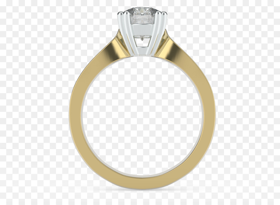 Bague En Or，Diamant PNG