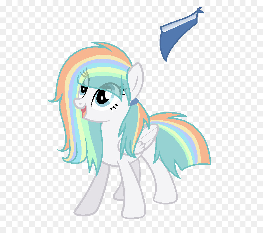 Poney Arc En Ciel，Coloré PNG