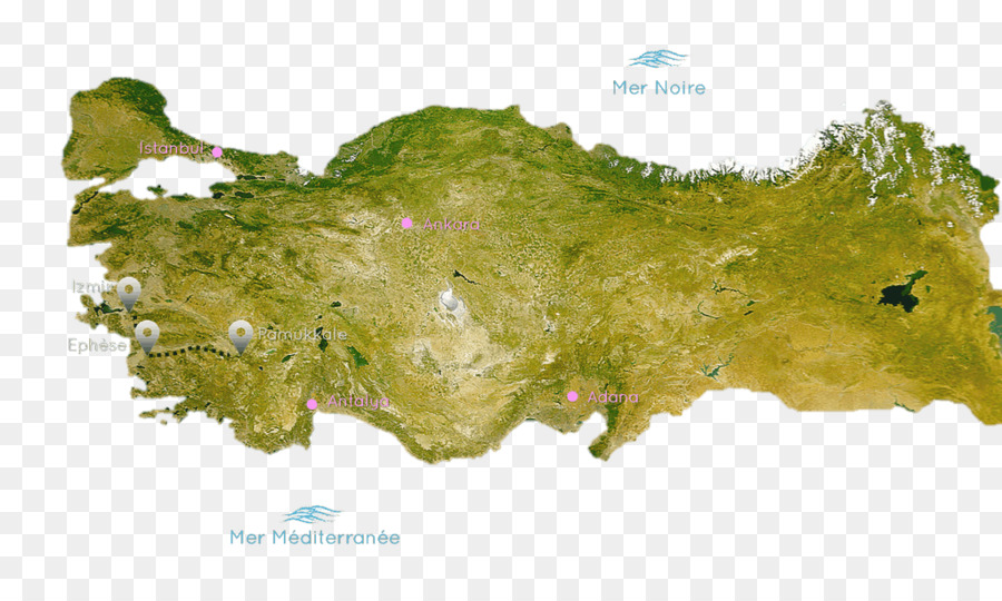 La Turquie，Carte PNG