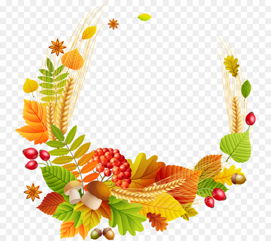 Couronne D'automne，Feuilles PNG