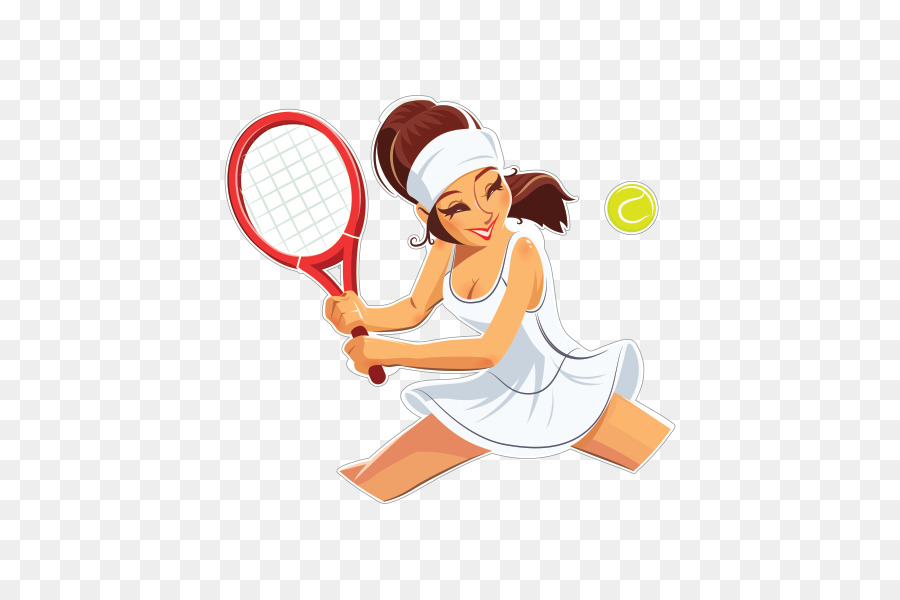 Joueur De Tennis，Raquette PNG