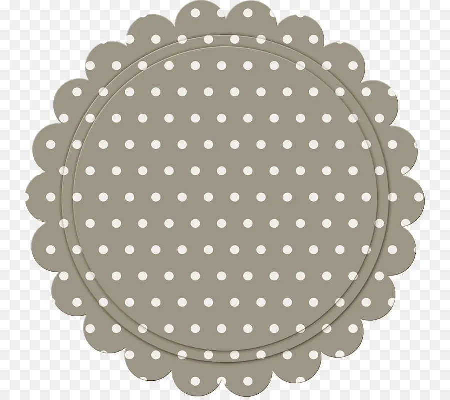 Cercle à Pois，Gris PNG