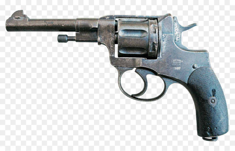 Pistolet Jouet En Argent，Revolver PNG