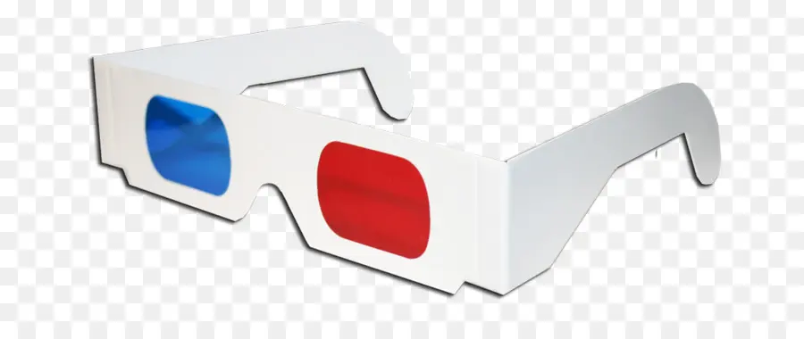 Lunettes 3d，Rouge PNG