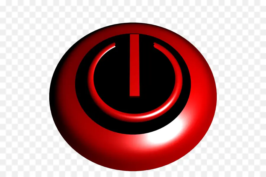 Bouton D'alimentation，Rouge PNG