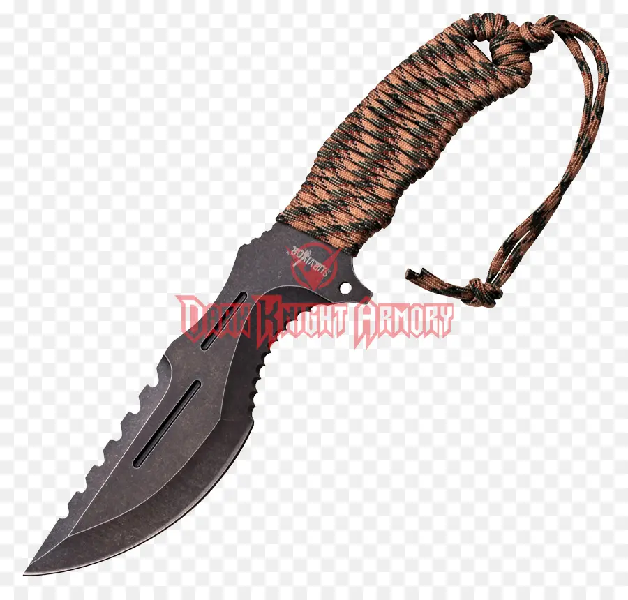 Couteau De Survie，Poignée En Corde PNG