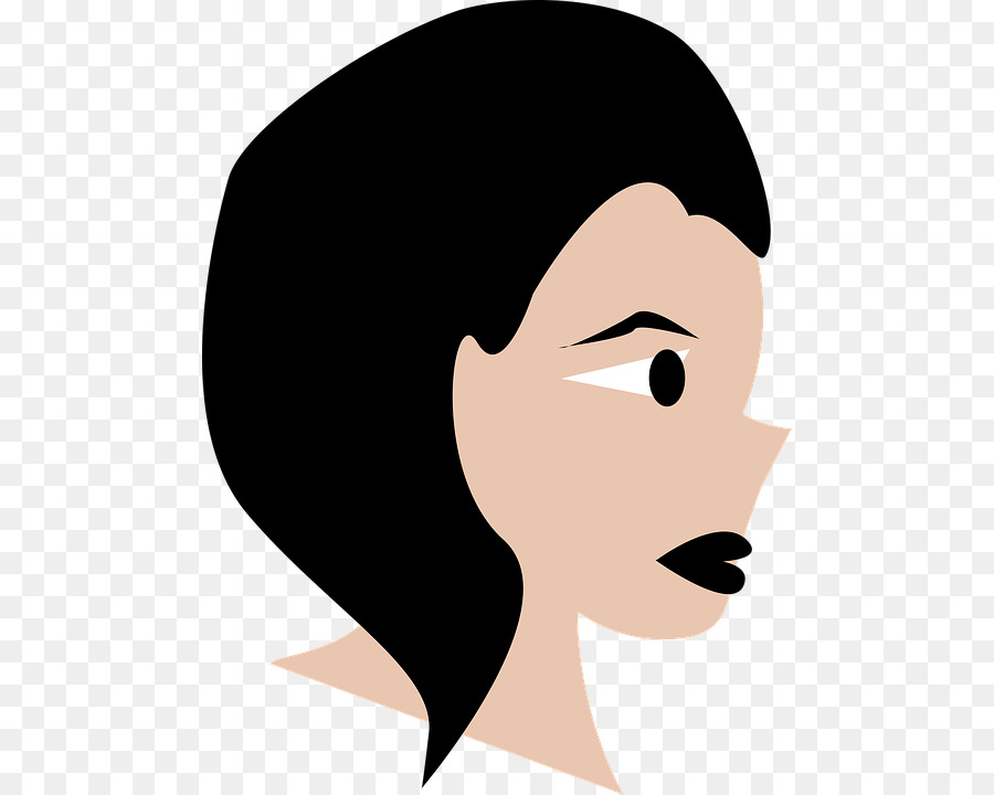 Silhouette De Femme，Profil PNG