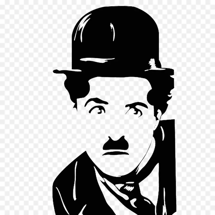 Portrait Noir Et Blanc，Chapeau PNG