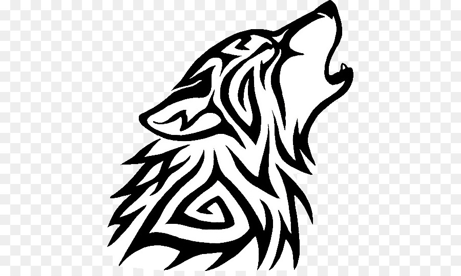 Chien Dessin Loup Noir Png Chien Dessin Loup Noir Transparentes Png Gratuit