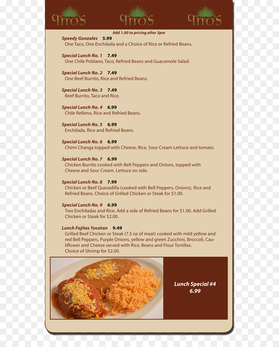 Menu，Restaurant PNG