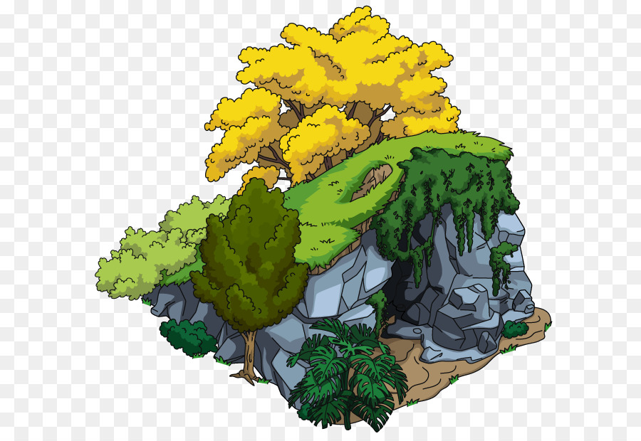 Arbre，Dessin Animé PNG