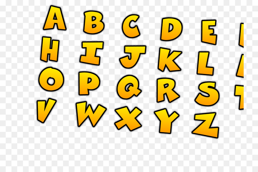 Lettres Alphabétiques，Coloré PNG