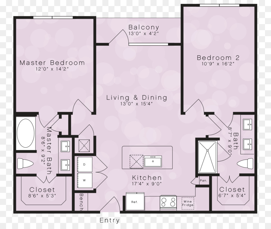 Plan D étage，Elan Lumières De La Ville Appartements PNG