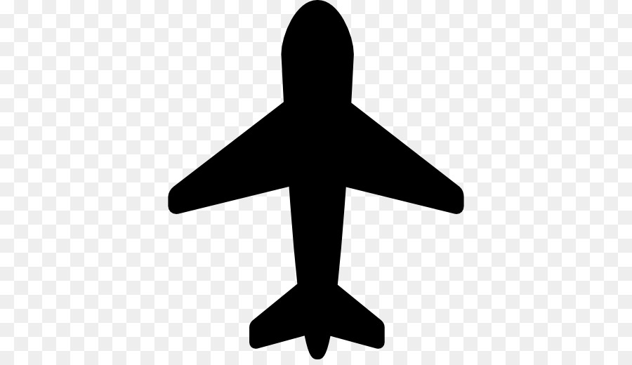 Silhouette D'avion，Noir PNG