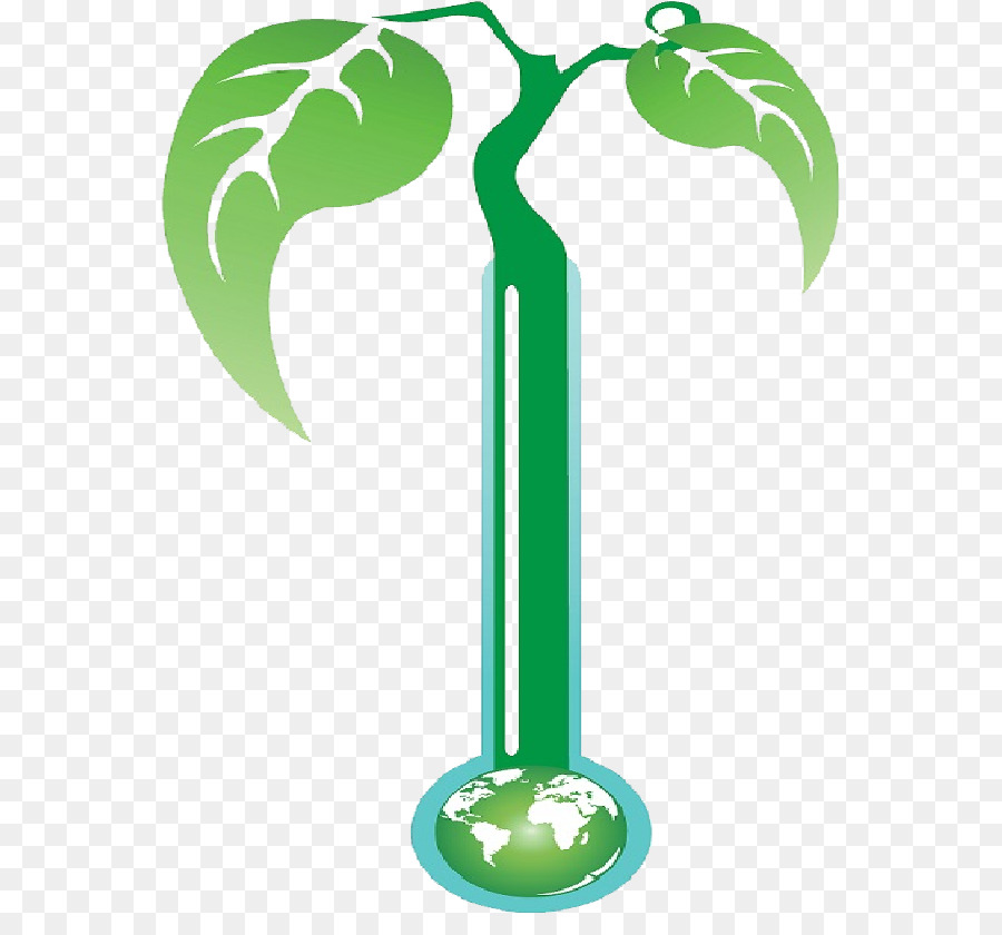 Thermomètre Vert，Température PNG