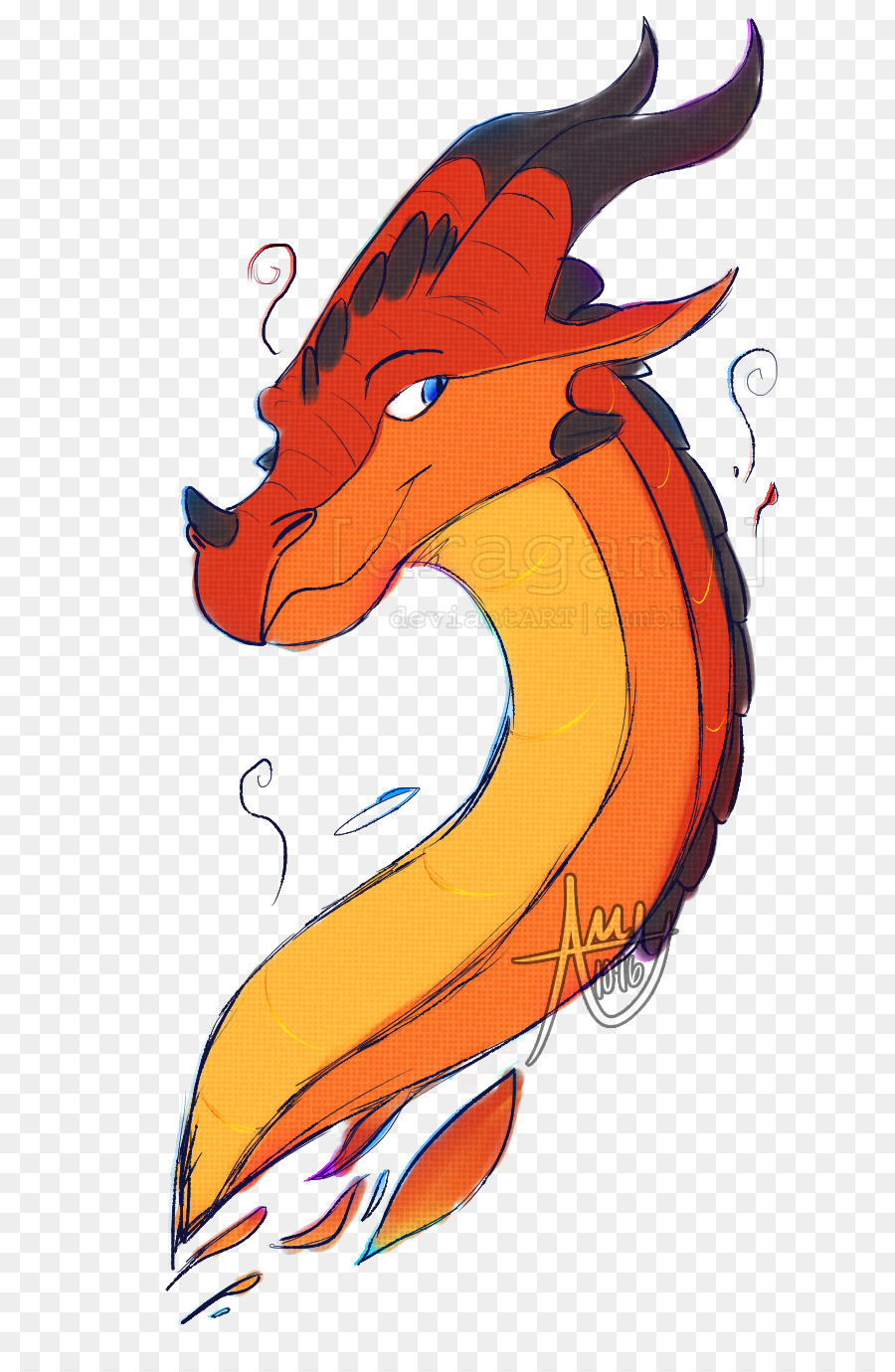 Dragon，Orange PNG