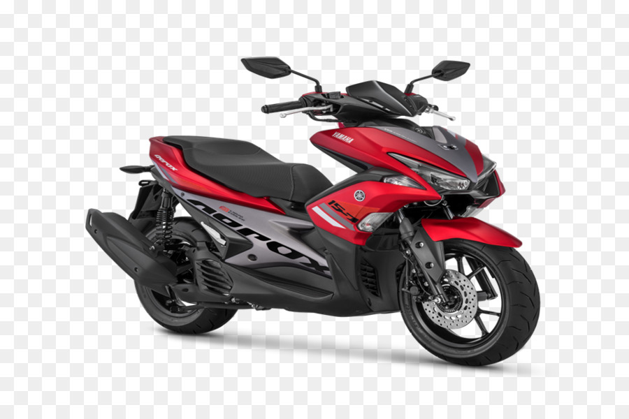 Moto Rouge Et Noire，Scooter PNG