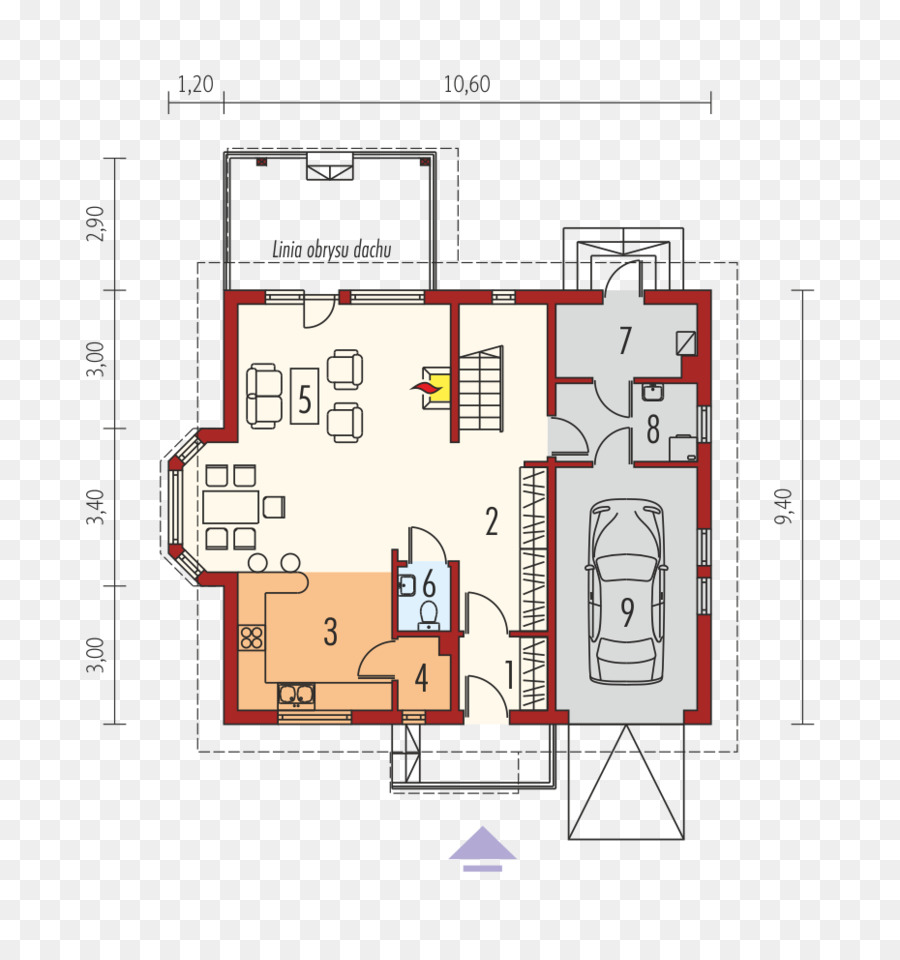 Maison，Plan D'étage PNG
