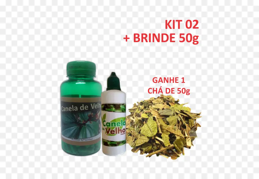 Kit Canela De Velho，à Base De Plantes PNG