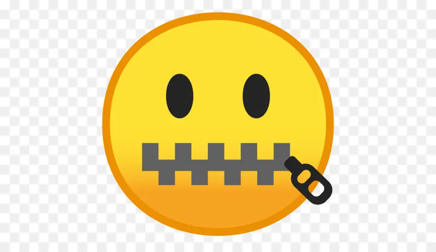 Emoji Bouche Zippée，Affronter PNG