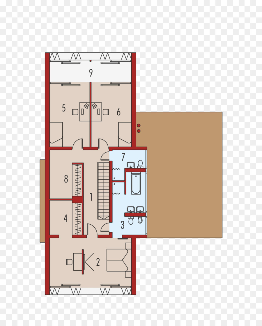 Plan D'étage，Maison PNG