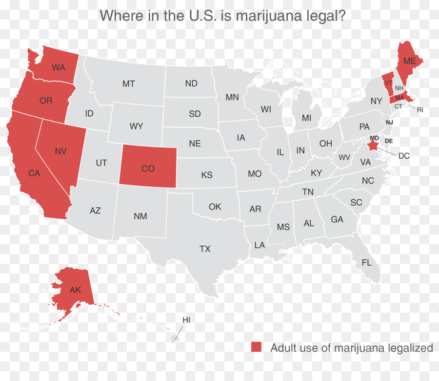 États Unis，La Légalité Du Cannabis PNG