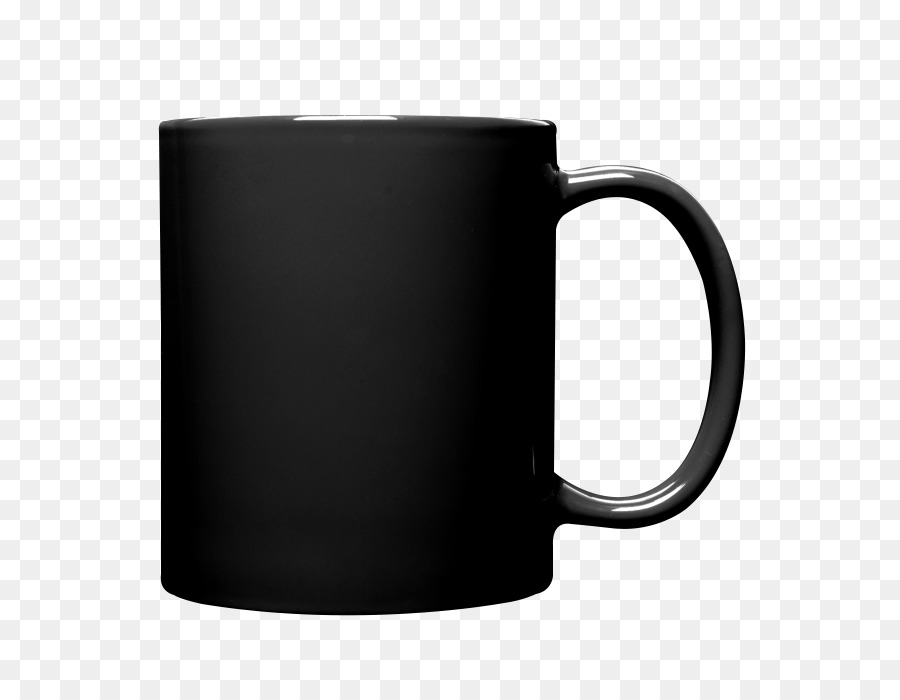 Tasse Noire，Poignée Coeur PNG