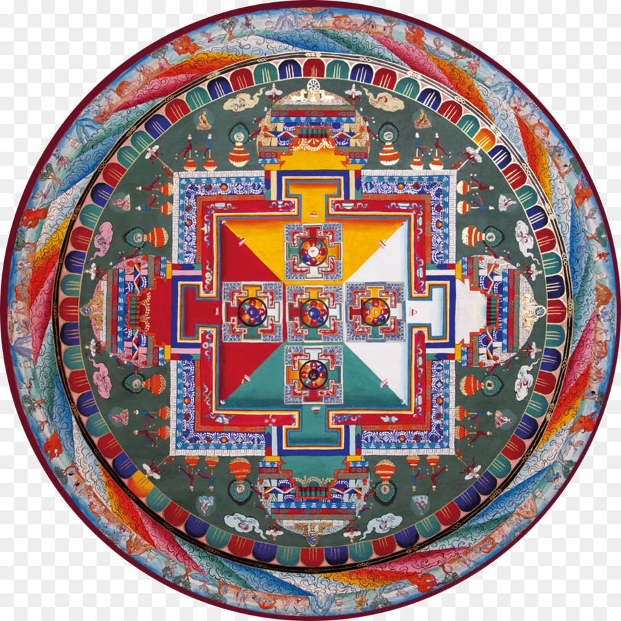 Mandalas，Coloré PNG