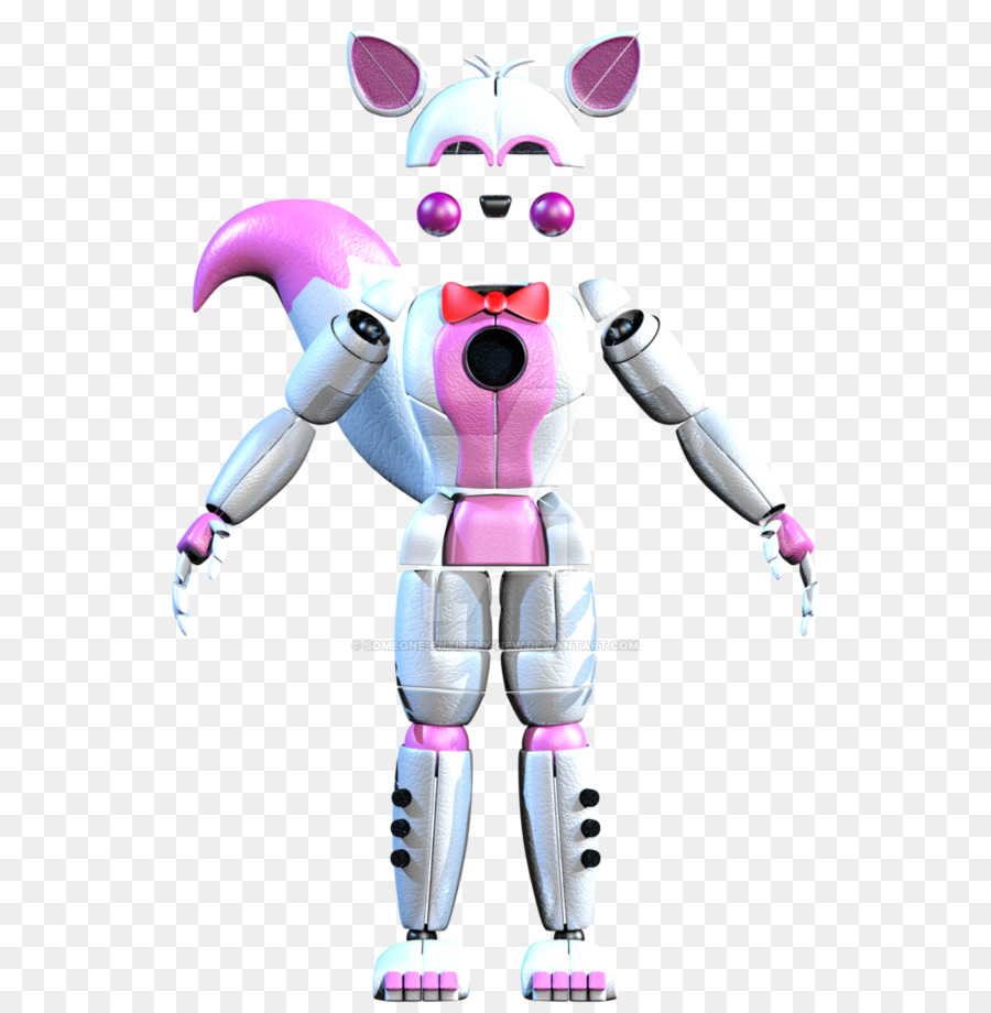 Robot Rose Et Blanc，Robot PNG