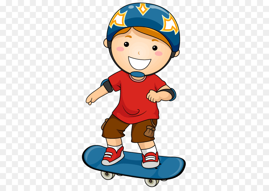 Garçon Sur Skateboard，Enfant PNG