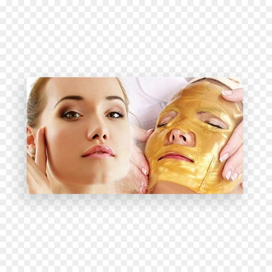 Soin Du Visage，Masque D'or PNG